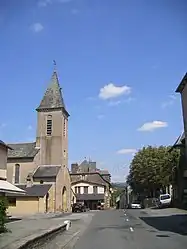 The church in Trébas