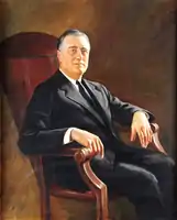 US president Franklin D. Roosevelt (AB, 1903)