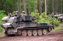 FV107 Scimitar armoured reconnaissance vehicle