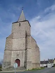 The church of Saint-Georges, in Azerables