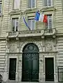 Main entrance of the Bank of France