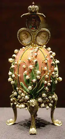 An Art Nouveau Fabergé egg (1898)