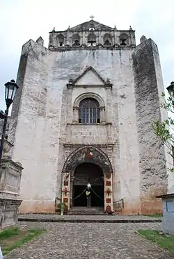 Facade of the San Juan Bautista Church