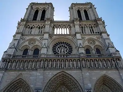 Façade of Notre-Dame