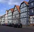 Half-timbered houses