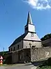 Kerk Saint-Martin en muren van de begraafplaats, en het ensemble van de kerk en diens omgeving, uitgezonderd de garage aan parcelle n° 173 B, en een gedeelte van de rue de Fagnolle, rue de la Foire en rue du Bailli