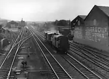 Unidentified Fairburn 2-6-4T passing Stanningley