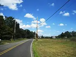 Looking north along Ketchum Road