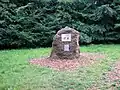 This stone has stood at the summit since May 2008