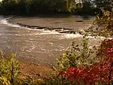 Hindostan Falls at low (three feet) water