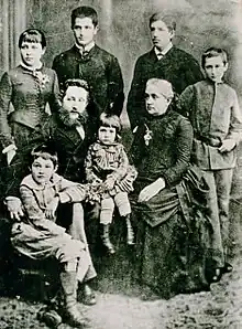 photograph of the Alchevsky family