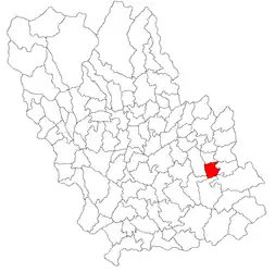 Location in Prahova County