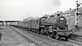 Return holiday express at Farington in 1959