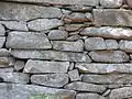 Farmington Town Pound stone wall detail.