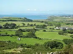 Farmland near Morfa Bychan