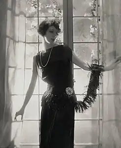 Desiree Lubovska in a dress by Jean Patou, c. 1921