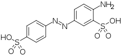 Skeletal formula of Fast Yellow AB