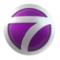 Fifth logo of NTV7. (16 August 2017 – 4 March 2018)