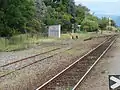 Southern entrance to the yard and Bell St. level crossing.