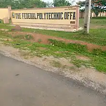 An image showing Federal Polytechnic Offa permanent site