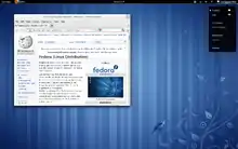 Image 19Fedora 15 (Lovelock), the first release with GNOME 3 and GNOME Shell. (2011-05) (from Fedora Linux)