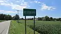 Feesburg community sign.