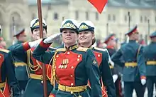 The female honour guard