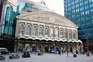 Main entrance to Fenchurch Street station