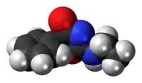 Space-filling model of fenozolone