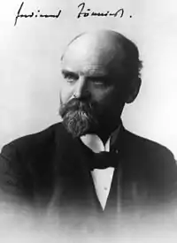 Ferdinand TönniesSociologist, economist and philosopher