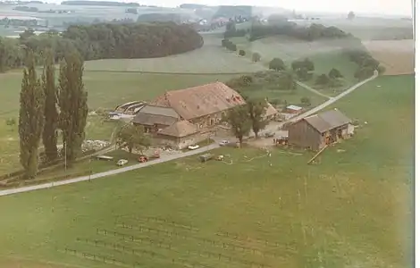 Old farm of the Château de Vullierens, dating from the 18th century