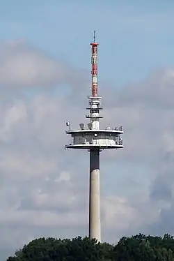 Transmission tower in Wardböhmen (Bergen)