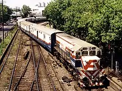 Gran Capitán in Ferrocarriles Argentinos livery (1990)
