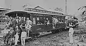 Verapaz Railroad maiden voyage in 1894.