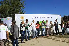 Young Gorani dancing at village festival