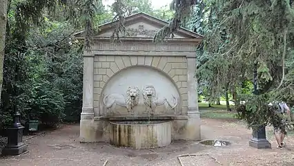 The Lion's Well in Keszthely