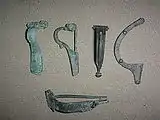 Early Roman era bow fibulae.1st century AD