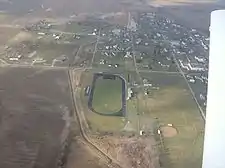 Ridgemont High School's athletic fields