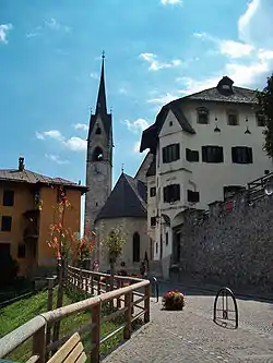 Rivetta Koch, the Pieve of Santa Maria Assunta and the Palazzo delle Miniere.