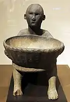 Bulul god with pamahan cup (15th century)
