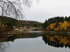 View of the village of Fillan