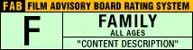 F rating symbol