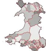 Final proposed 2023 Welsh constituencies with previous proposals included