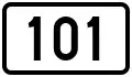 Regional Road 101 shield}}
