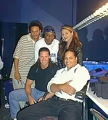 First Base with their crew (1997)