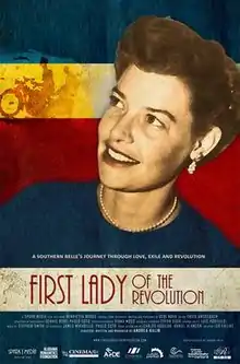 The release poster for the documentary First Lady of the Revolution.