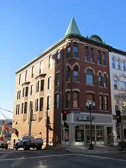 First McGillicuddy Block, Lewiston, Maine, 1895.