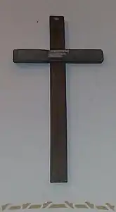 First World War wooden grave cross