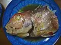 Fish head (red tilefish) Japan