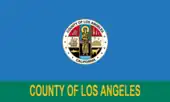 Flag of Los Angeles County from 1967 to 2004.